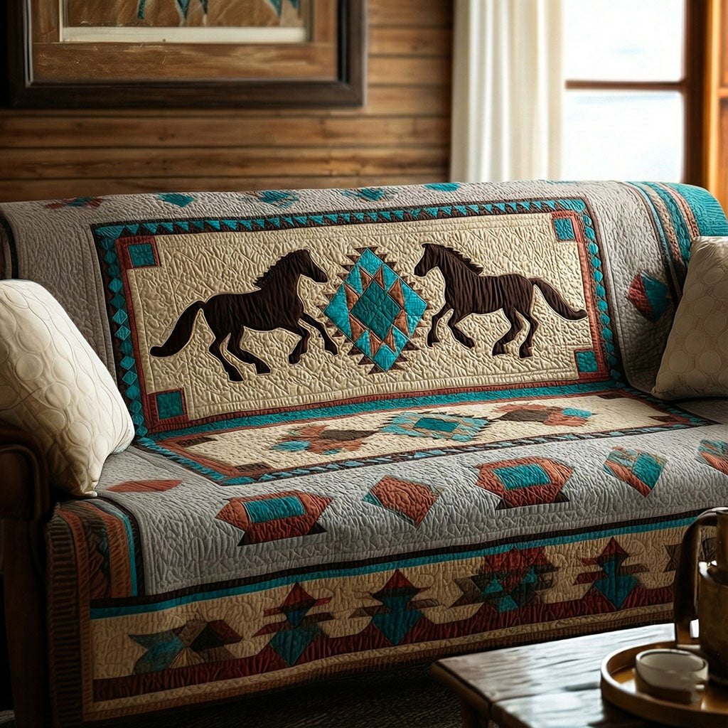 Stone Taupe Wild Harmony Sofa Cover