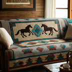 Stone Taupe Wild Harmony Sofa Cover