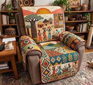 Stories of Motherland Sofa Cover - Made to Order