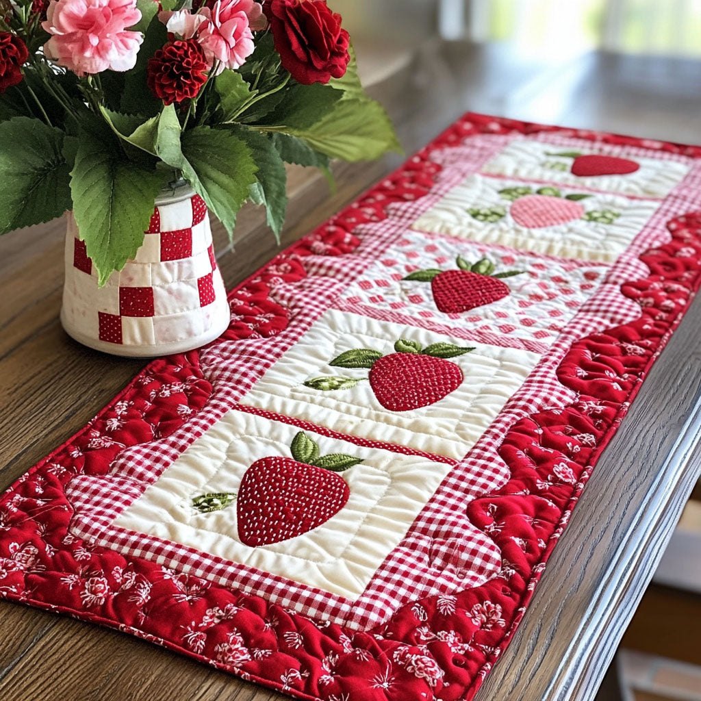 Strawberry Fields Table Runner
