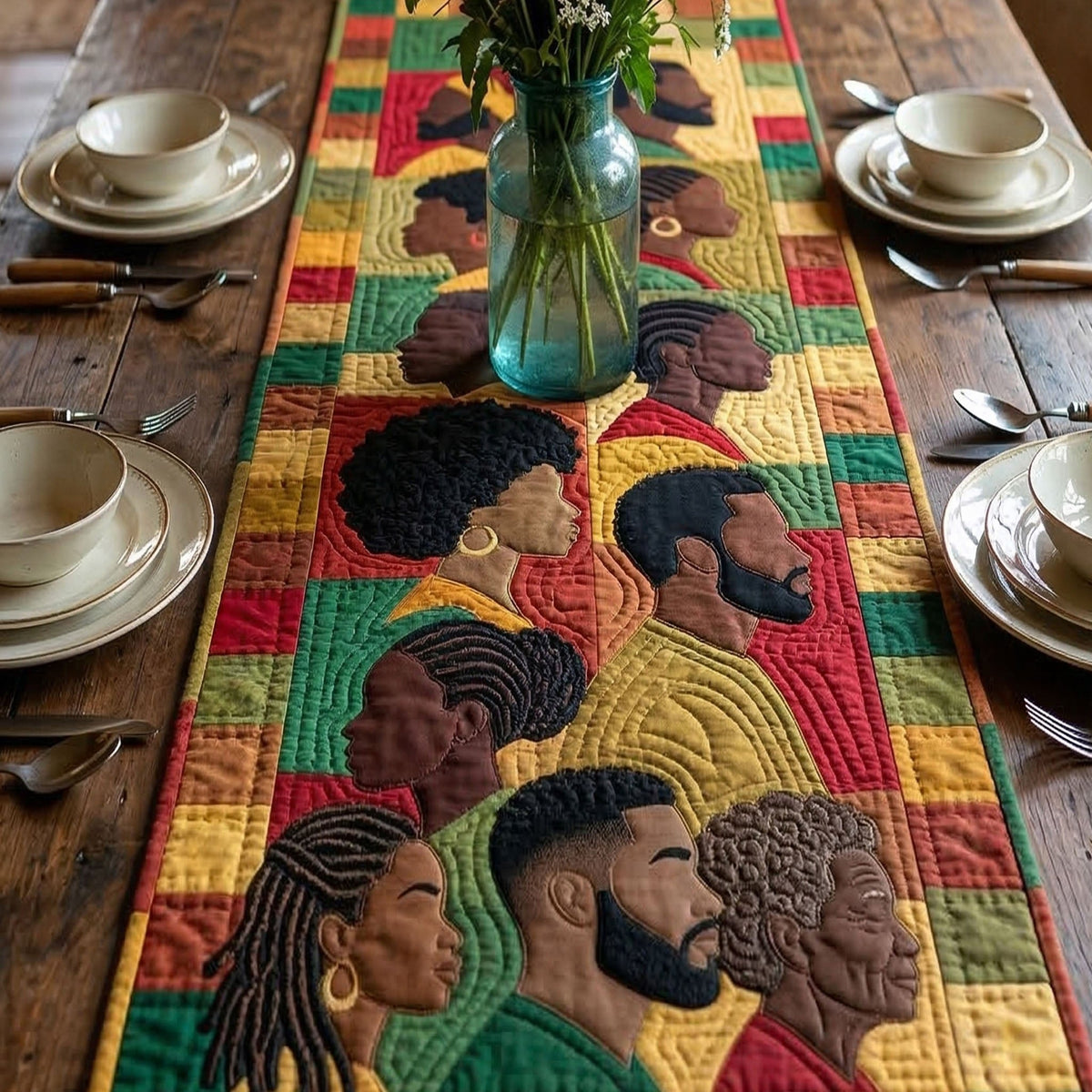 Strength in Roots Table Runner