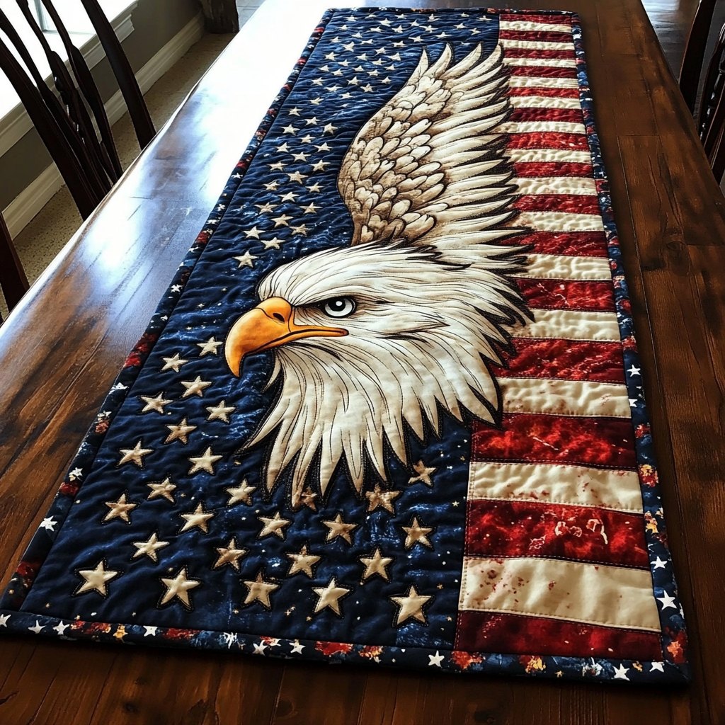 Strong Eagle Table Runner