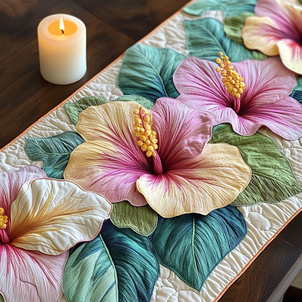 Summer Flora Table Runner