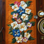Summer Hibiscus Table Runner