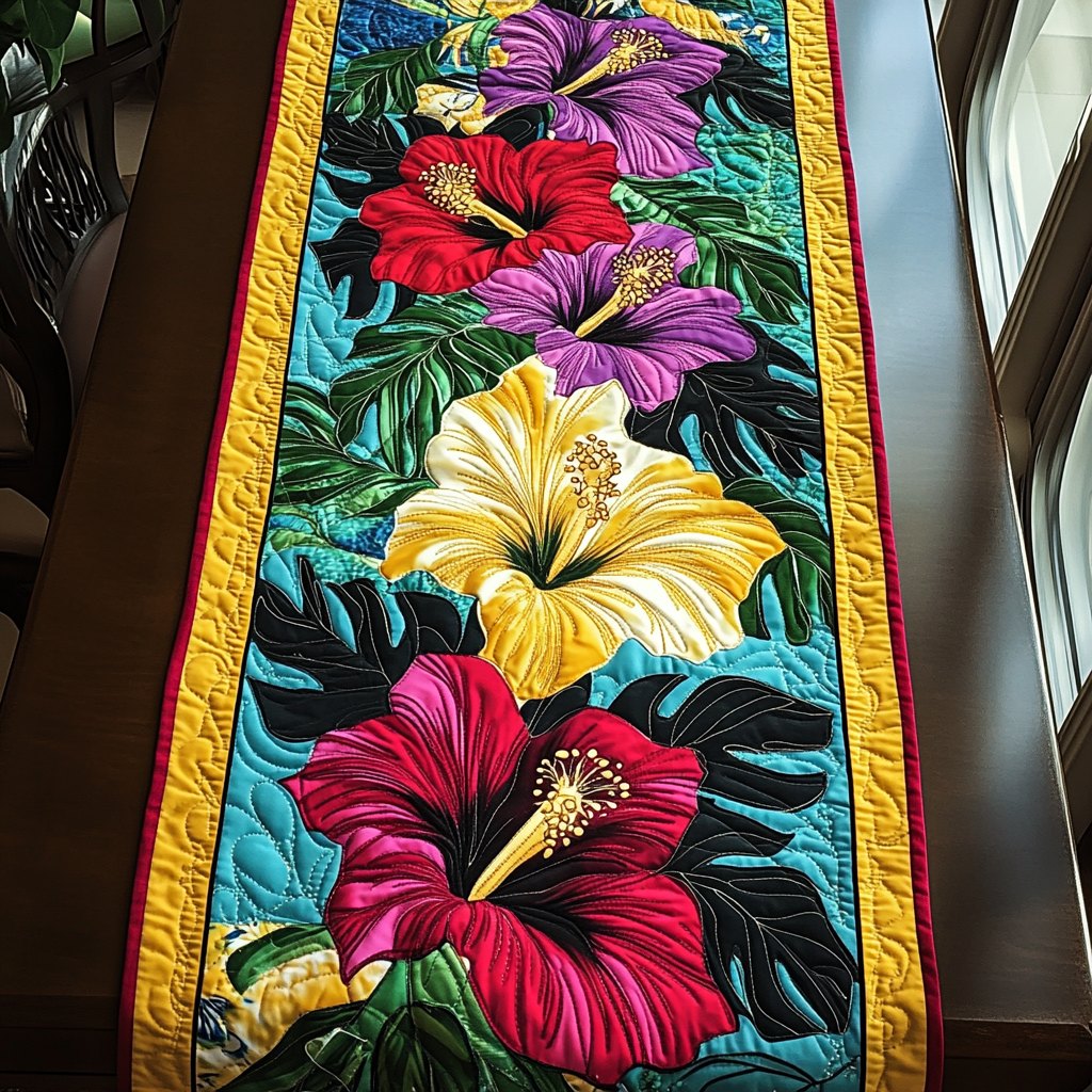 Sun Kissed Petals Table Runner