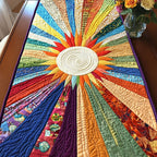 Sun with Rainbow Rays Table Runner