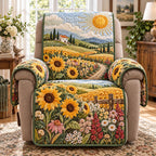 Sunflower Countryside View Sofa Cover