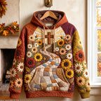 Sunflower Faith hoodie, all-over print