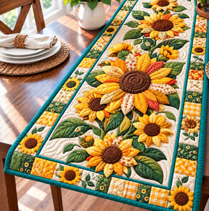 Sunflower Garden Dreams Table Runner - Made to Order