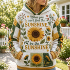 Be the Sunshine Lettering hoodie, all-over print
