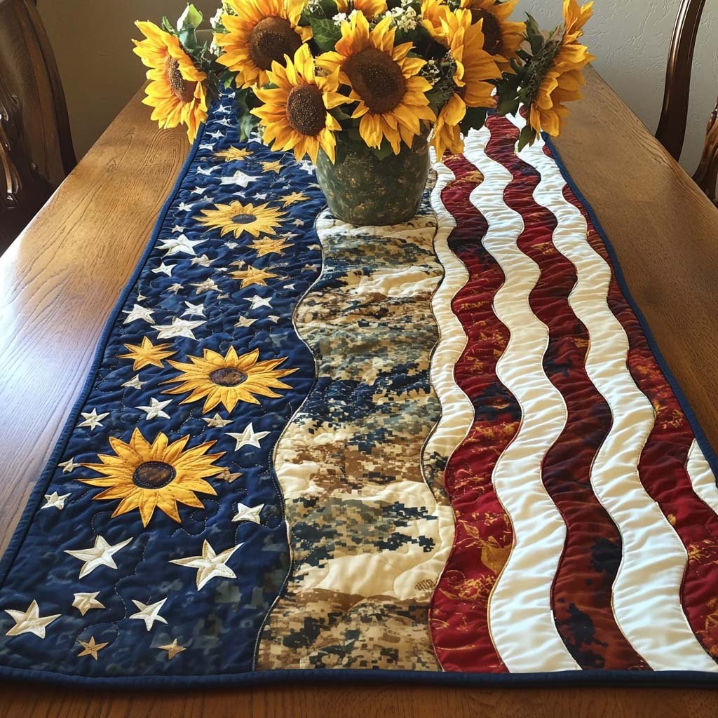 Sunflower Glory Table Runner