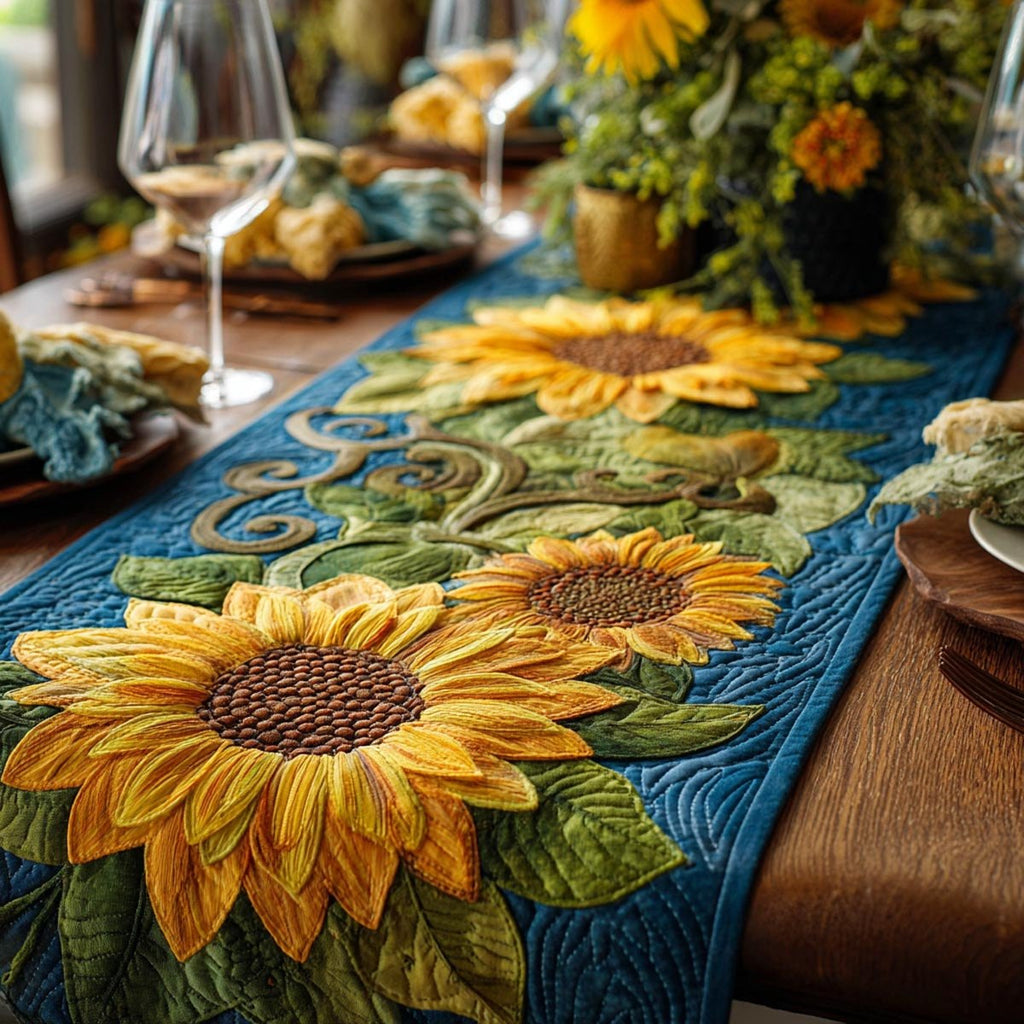 Sunflower Haven Table Runner