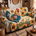 Sunflower Hen Garden Sofa Cover
