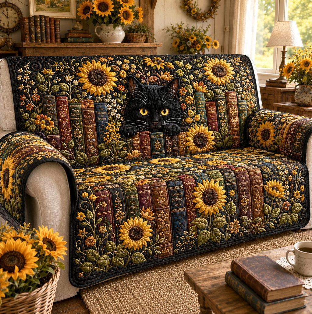 Sunflower Library Sofa Cover