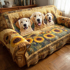 Sunflower Retriever Sofa Cover