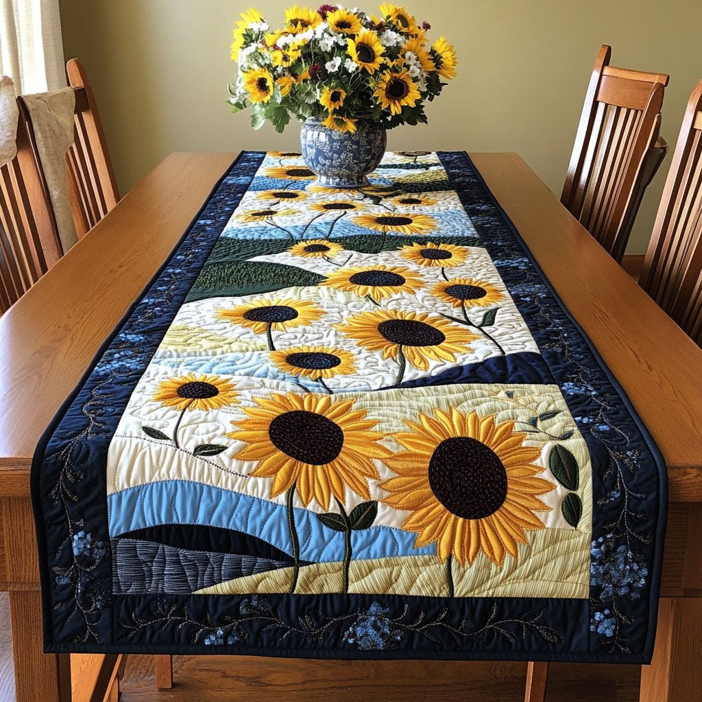 Sunflower Rise Trail Table Runner