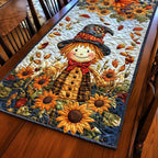 Sunflower Scarecrow Charm Table Runner