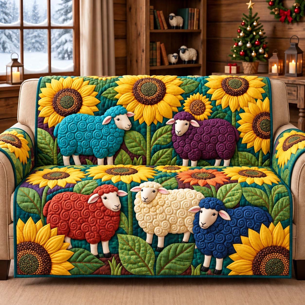 Sunflower Sheepfield Sofa Cover