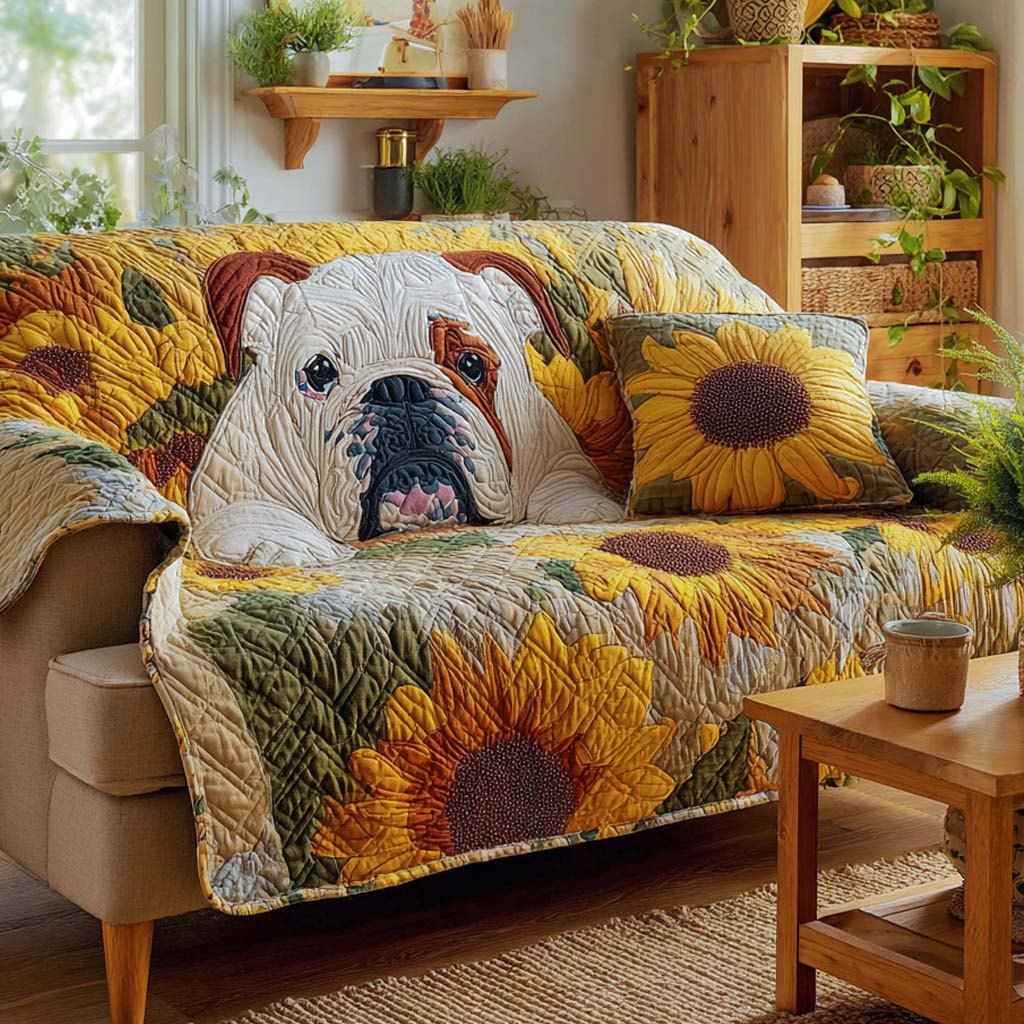 Sunflower Smile Sofa Cover