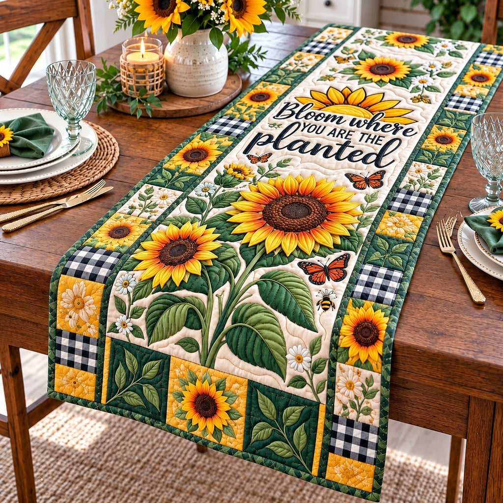 Sunflower Summer Bliss Table Runner