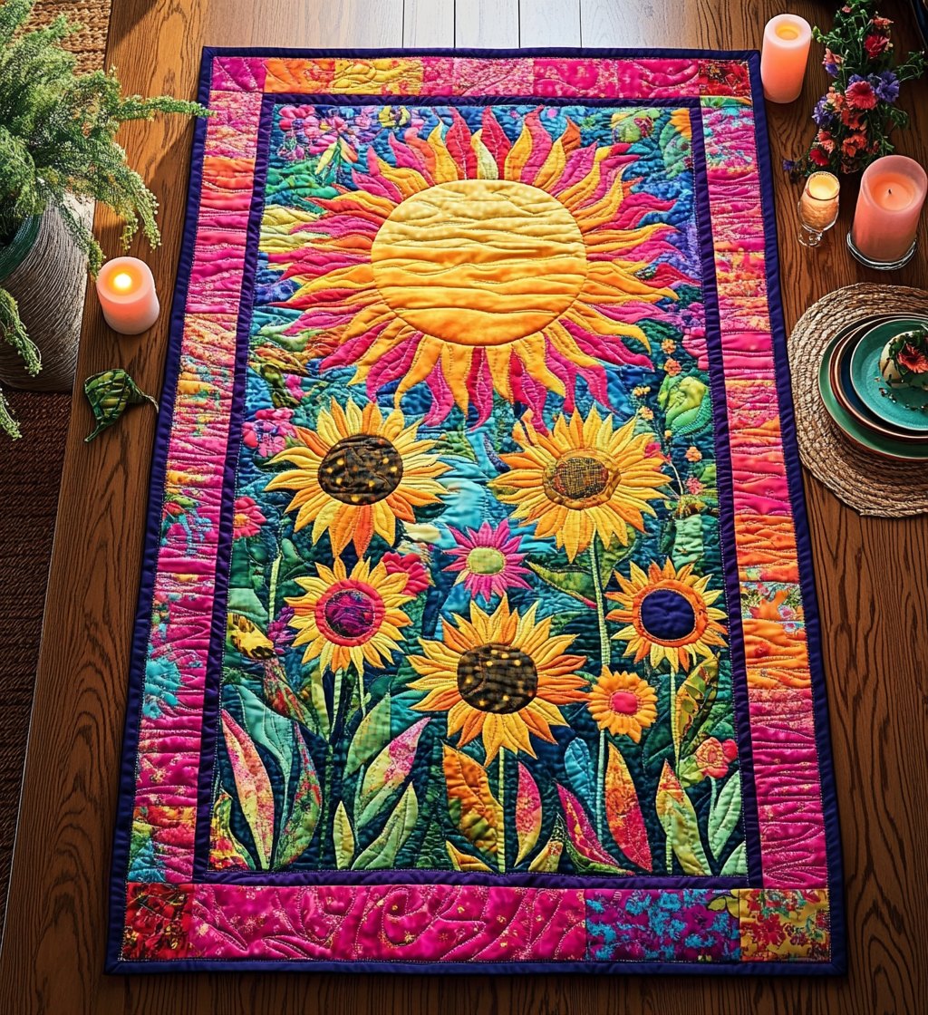 Sunflower Dawn Table Runner