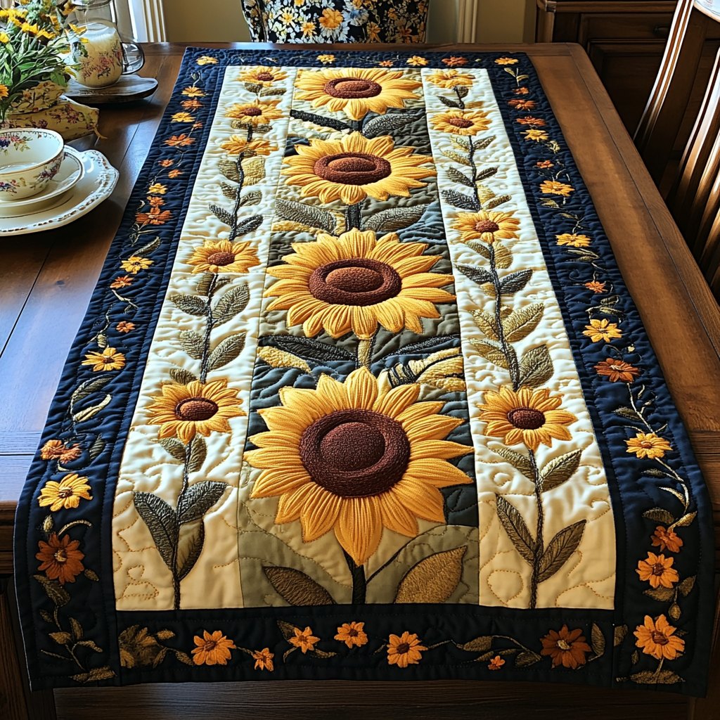 Sunlit Field Table Runner