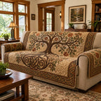 Sunlit Meadow Blossom Sofa Cover
