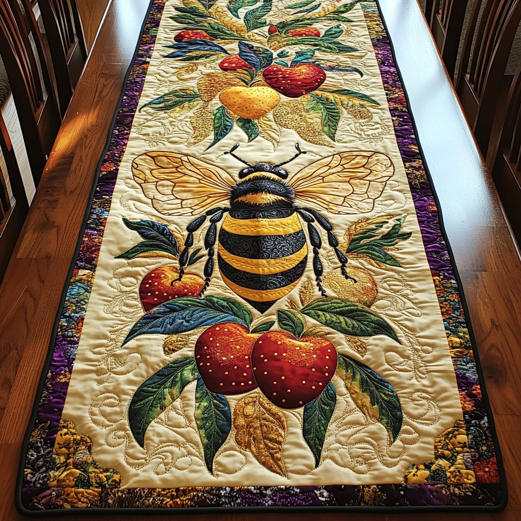 Sunlit Stripes Table Runner