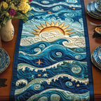 Sunlit Waves Table Runner