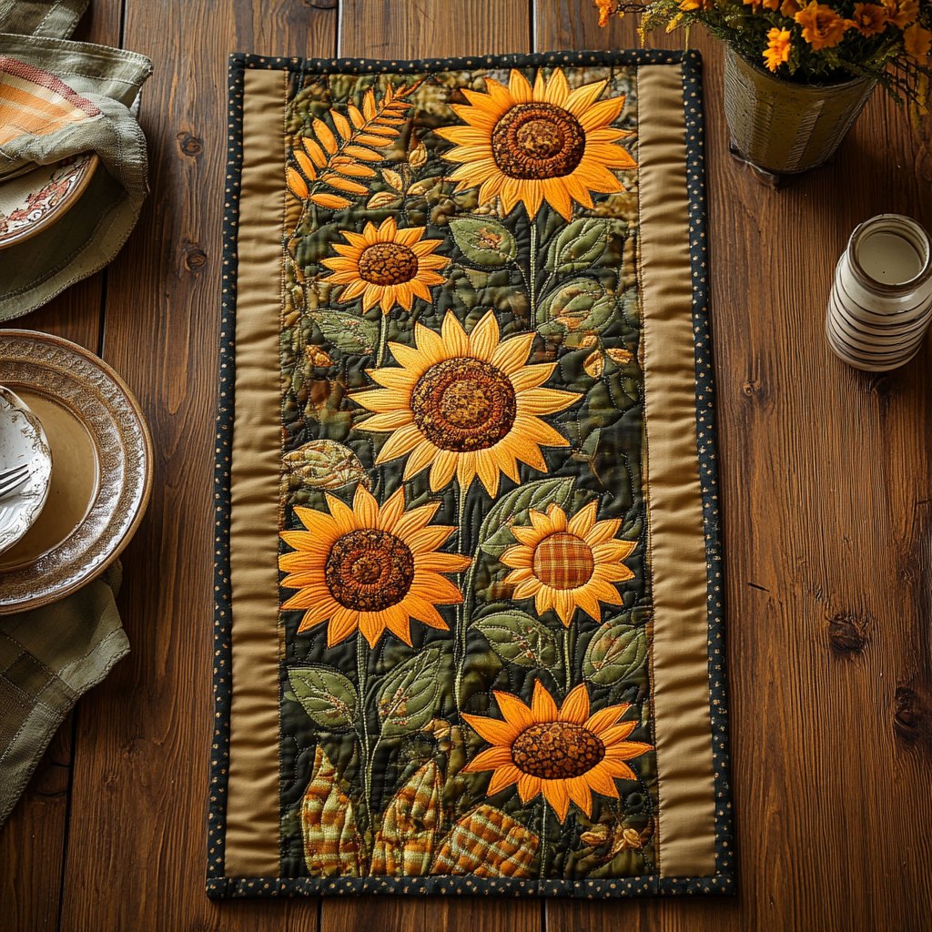 Sunlit Whispers Table Runner
