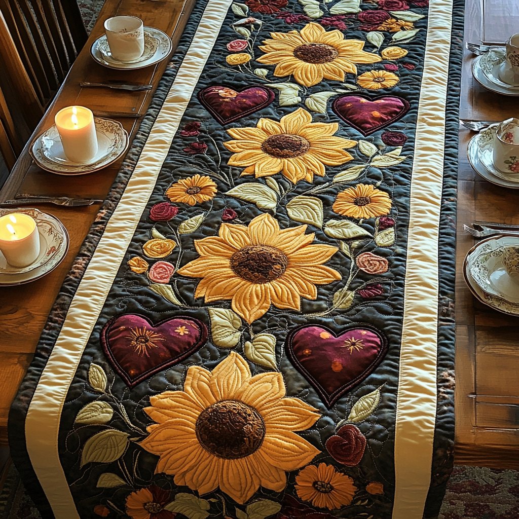 Sunny Bloom Table Runner
