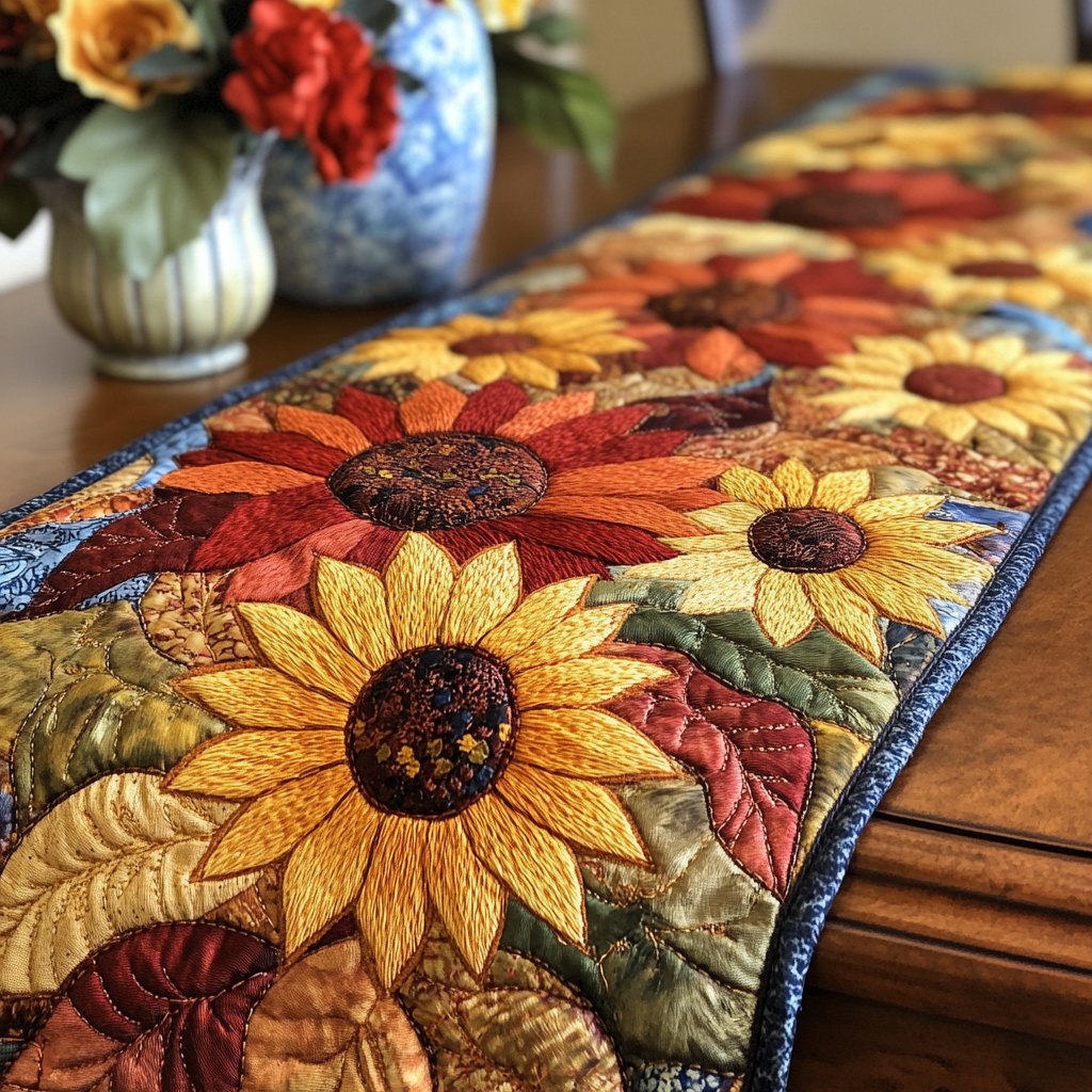 Sunny Blooms Table Runner
