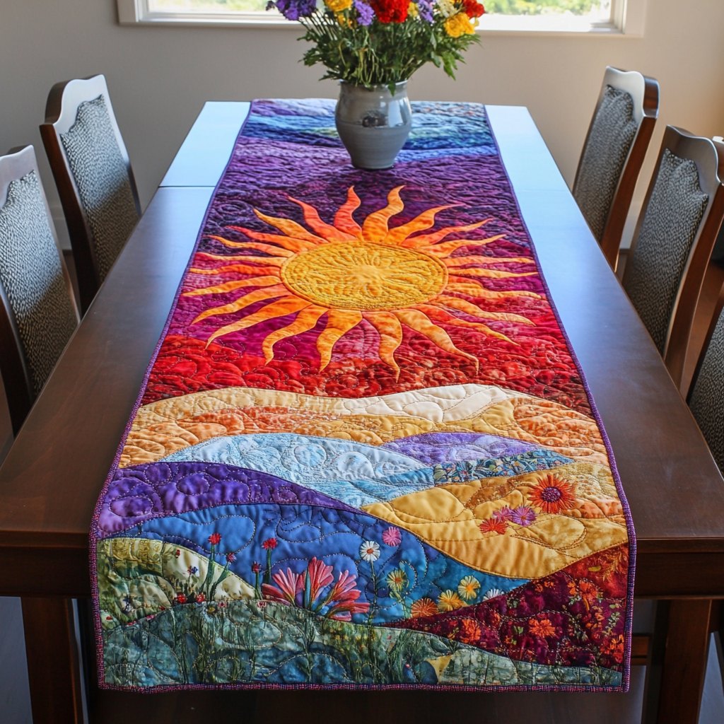 Sunny Blossom Table Runner