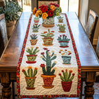 Sunny Cactus Table Runner