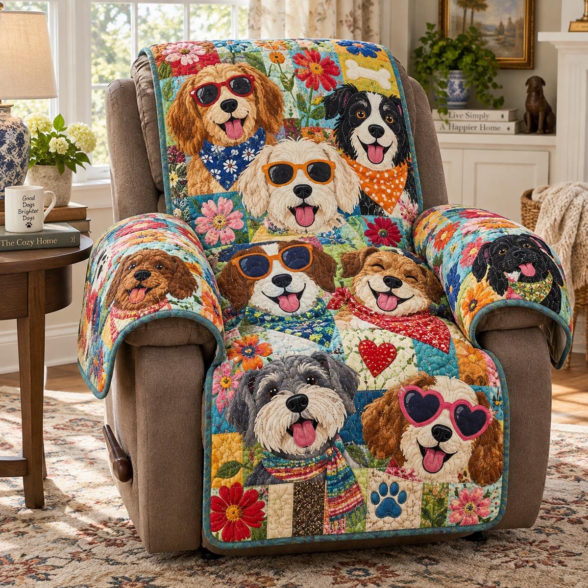 Sunny Dog Squad Sofa Cover