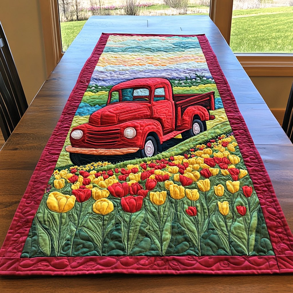 Sunny Side Pickup Table Runner