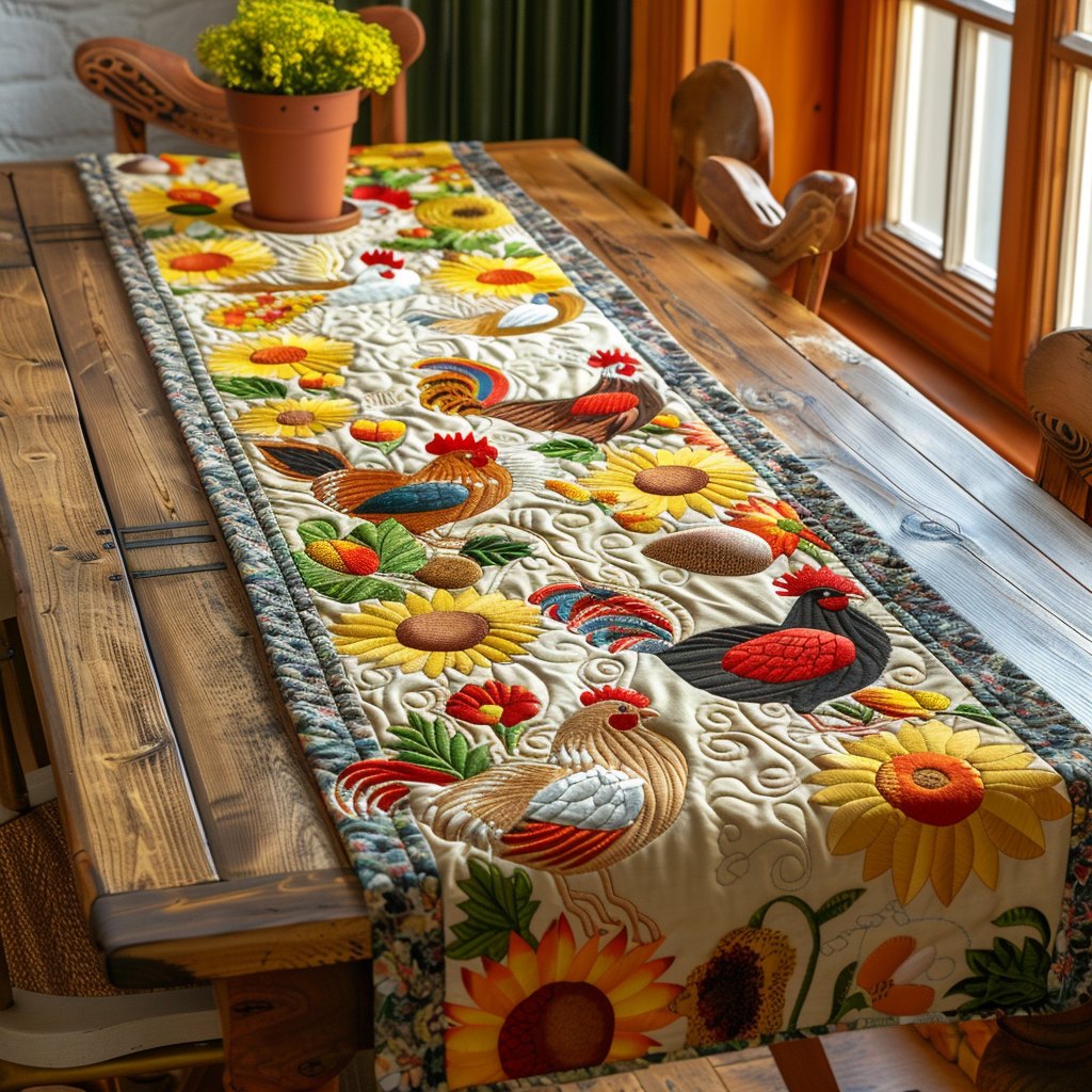 Sunny Farmhouse Table Runner