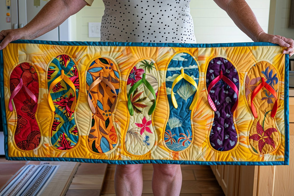 Sunny Flip Flop Fiesta Table Runner