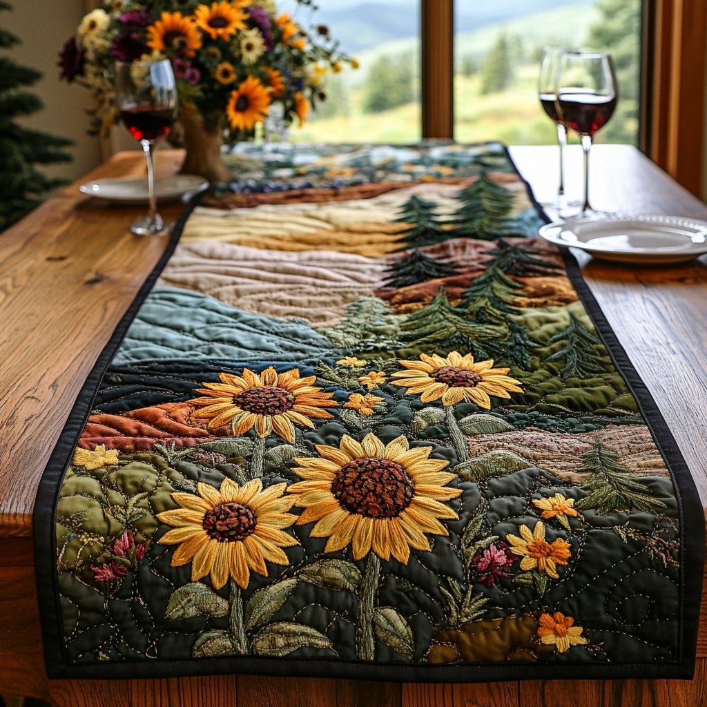 Sunray Garden Table Runner