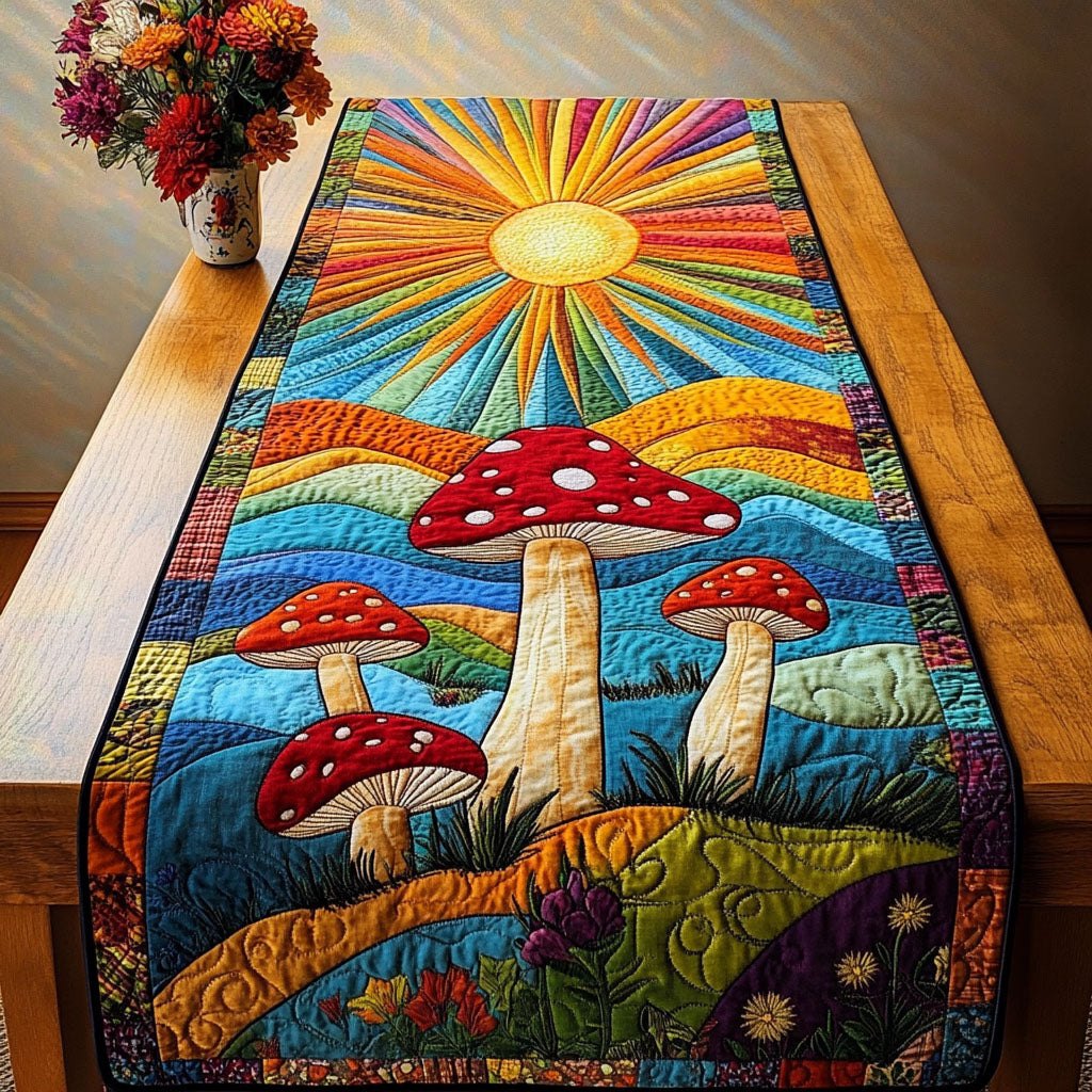 Sunrise Forest Table Runner
