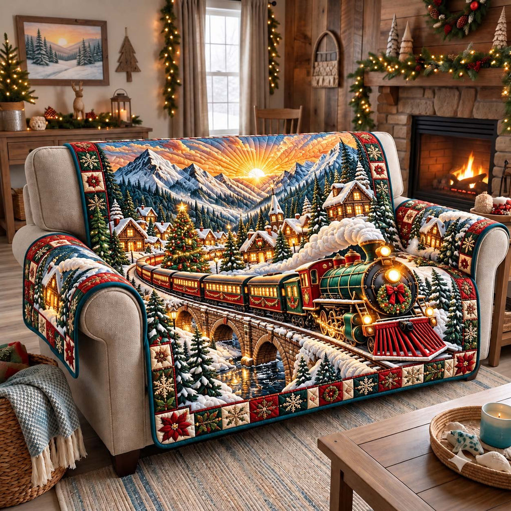 Sunrise Mountain Railway Sofa Cover