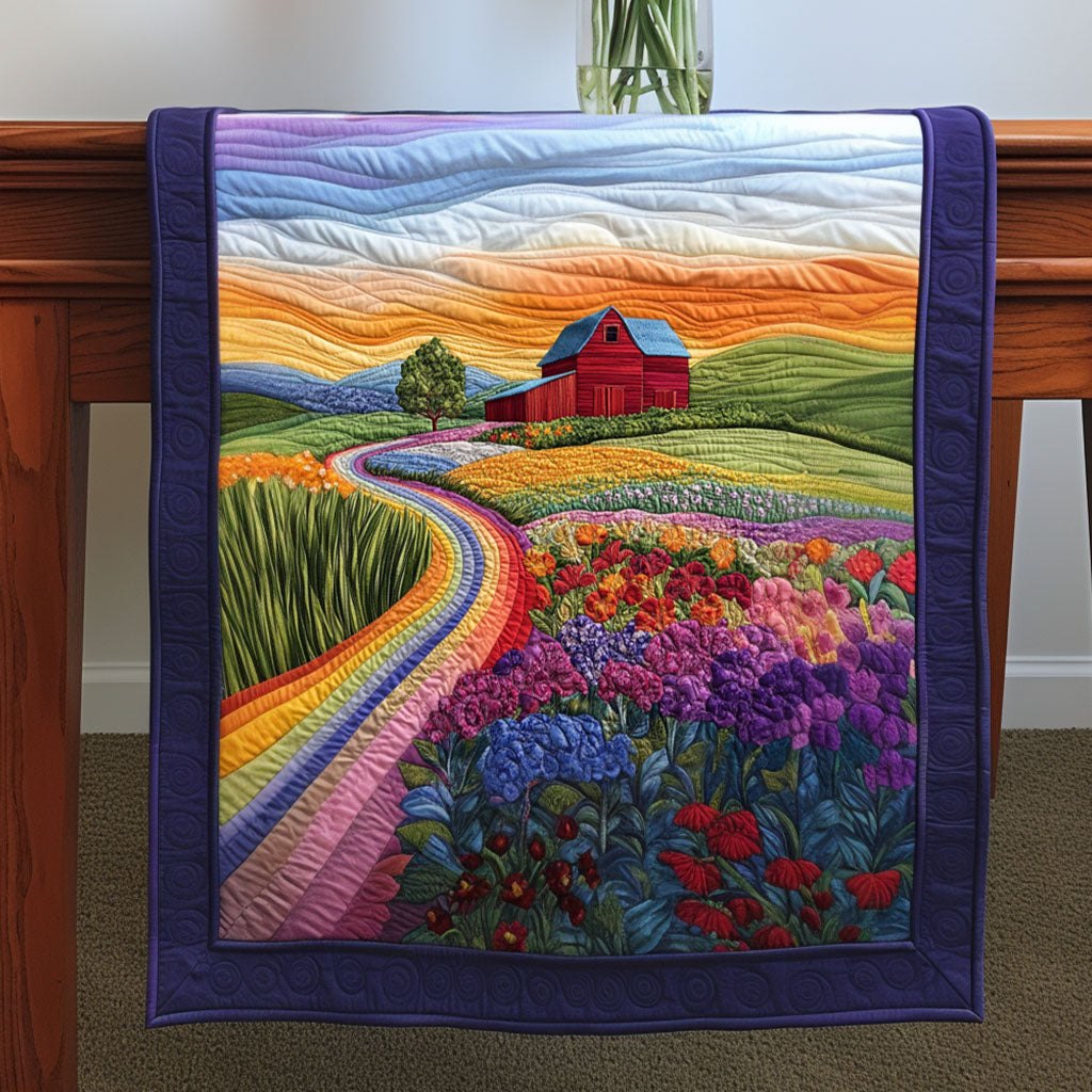 Sunset Barn Path Table Runner