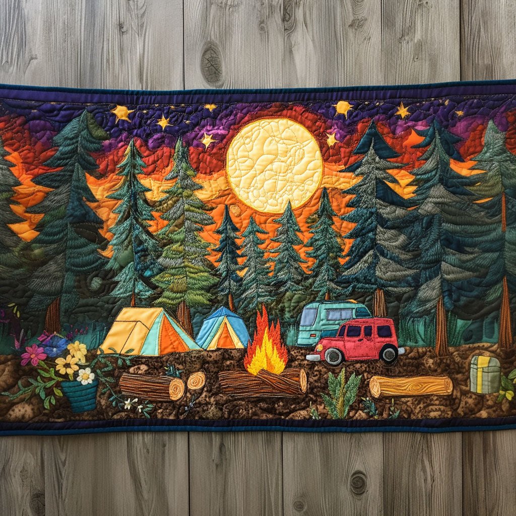 Sunset Camp Glow Table Runner