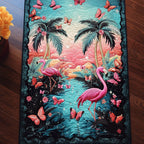 Sunset Flamingo Bliss Table Runner