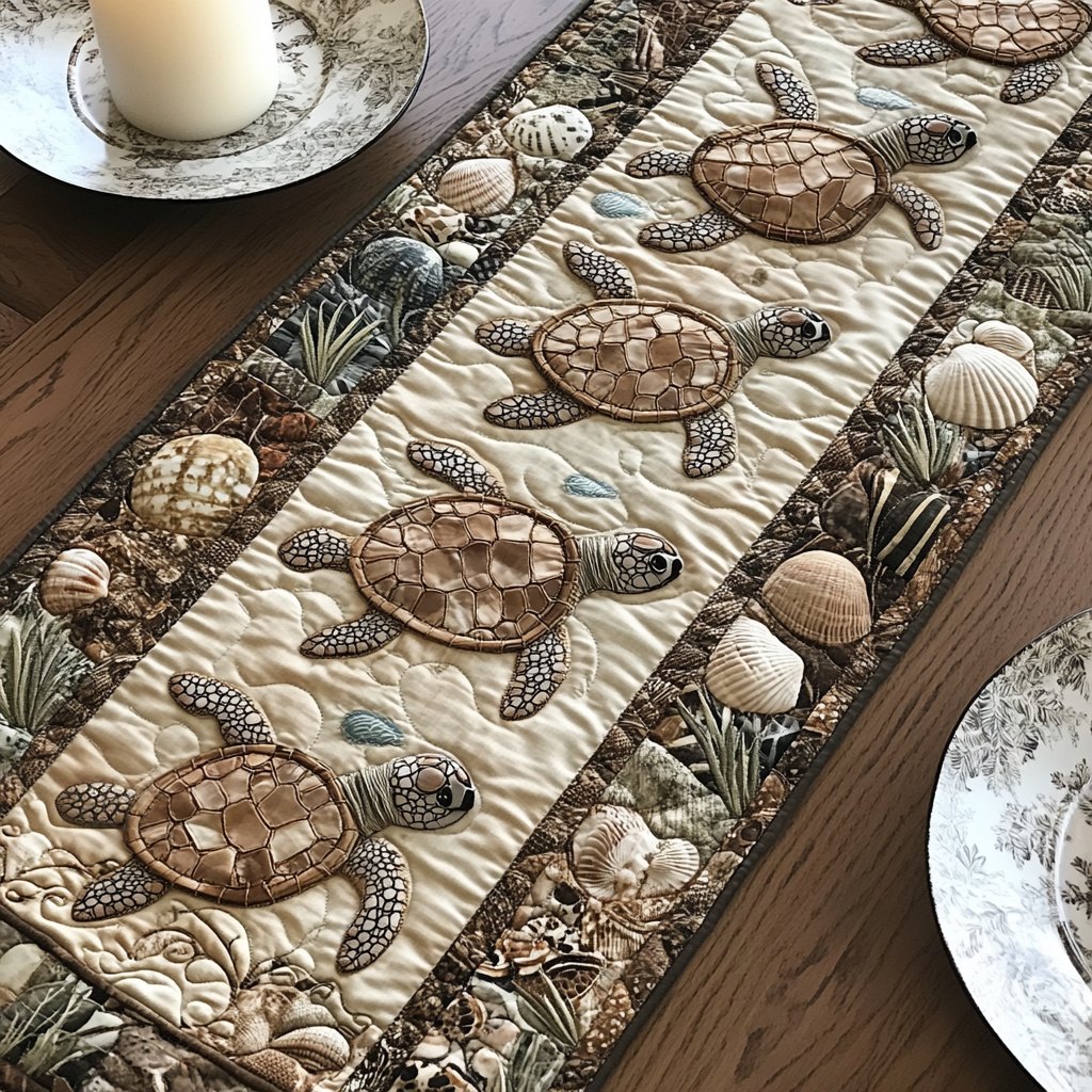 Sunset Glide Table Runner
