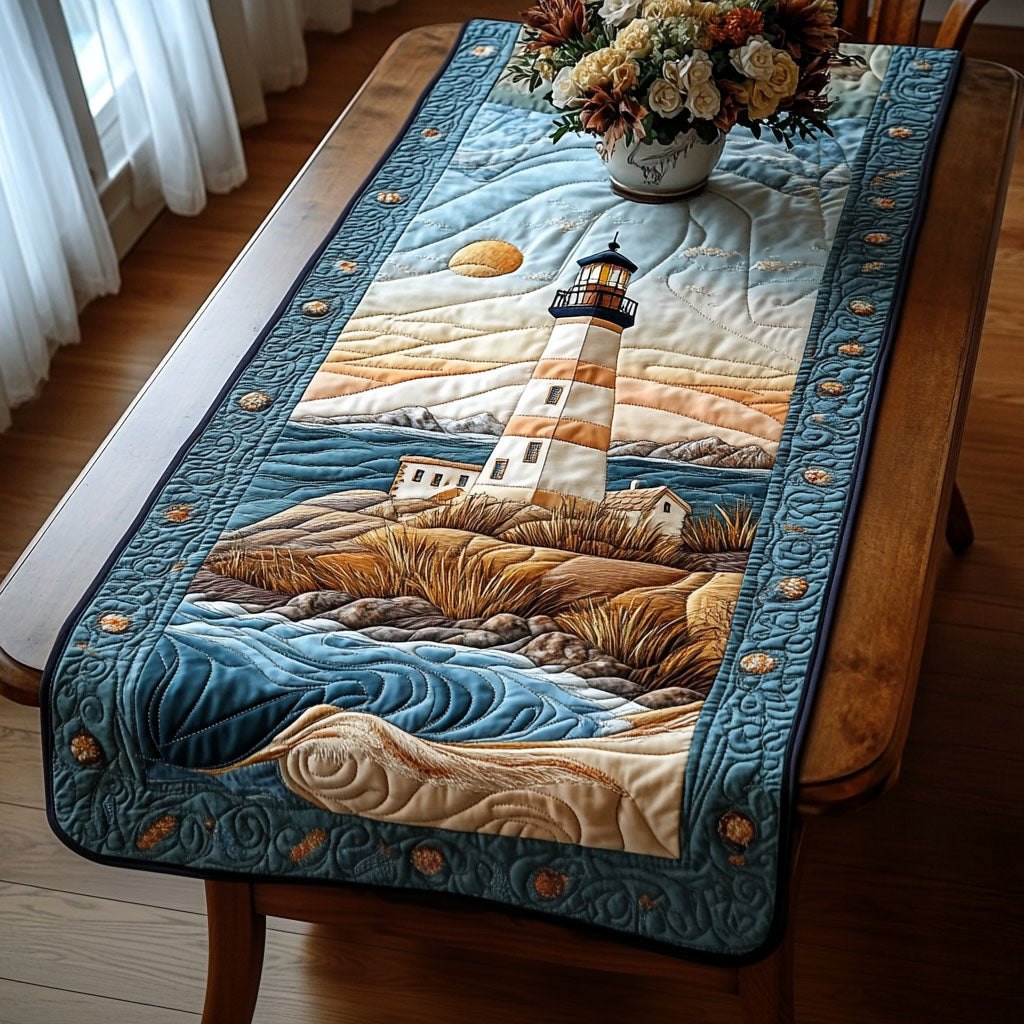 Sunset Lighthouse Table Runner