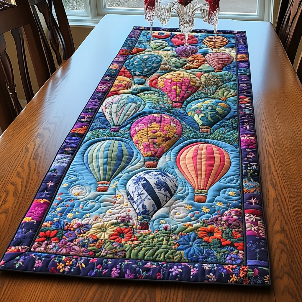 Sunset Sail Table Runner