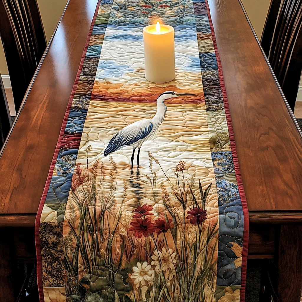 Sunset Stream Table Runner