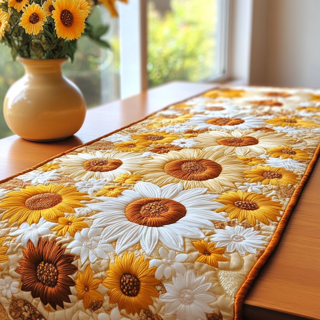 Sunshine Beauty Table Runner
