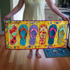 Sunshine Flip Flops Table Runner